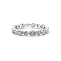 Eternity Illusion Marquise & Round Diamond Band
