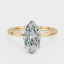Marquise Cut Solitaire Ring – Diamond