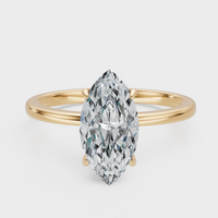Marquise Cut Solitaire Ring – Diamond