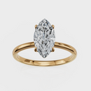 Marquise Cut Solitaire Ring – Diamond