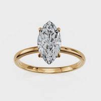 Marquise Cut Solitaire Ring – Diamond