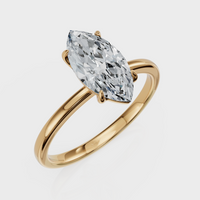 Marquise Cut Solitaire Ring – Diamond