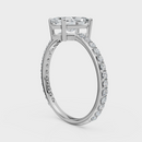 Marquise Cut with Pavé Band Ring – Diamonds