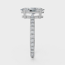 Marquise Cut with Pavé Band Ring – Diamonds