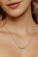 Lotus Flower Necklace –  Emeralds & Diamonds
