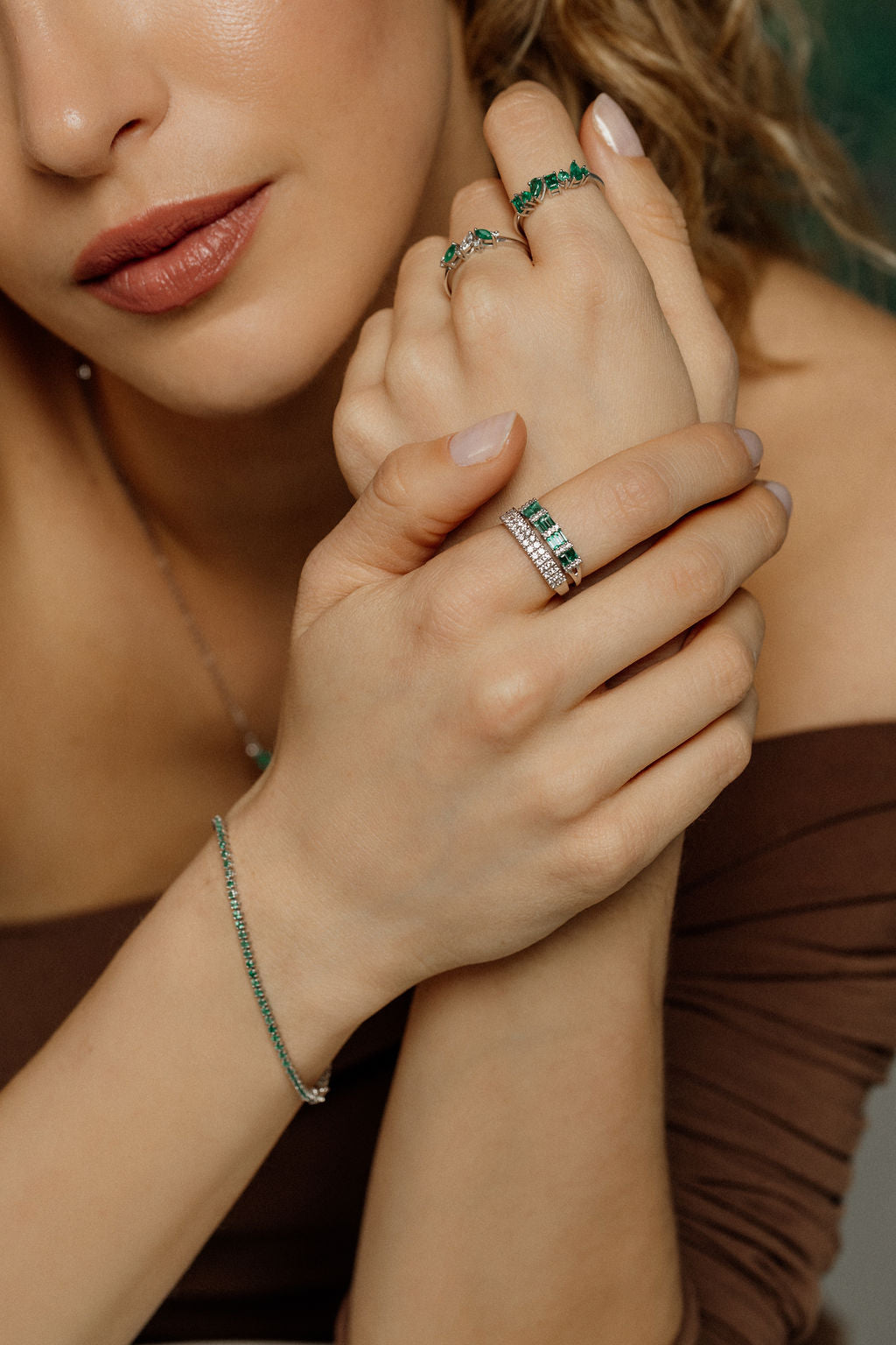 Emerald Tennis Bracelet