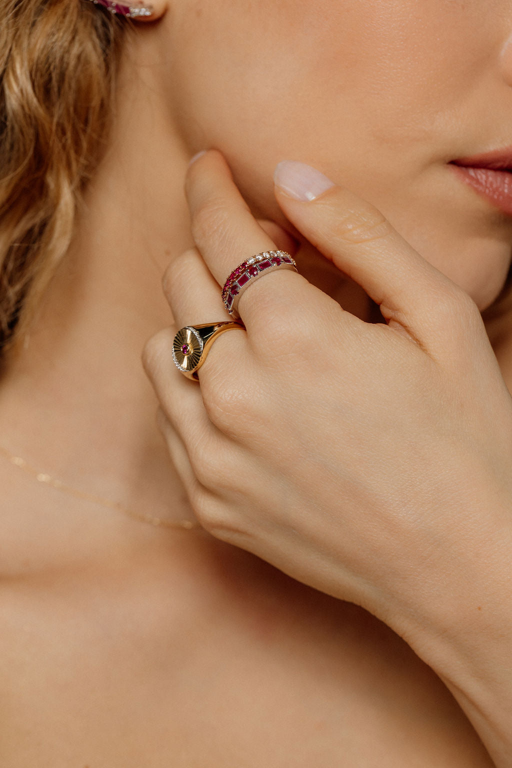 Eternity Band – Ruby & Diamond