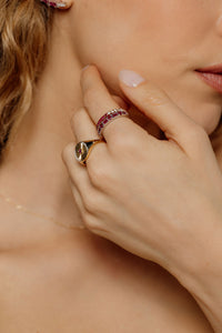 Eternity Band – Ruby & Diamond