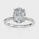 Oval Cut Solitaire Ring– Diamond