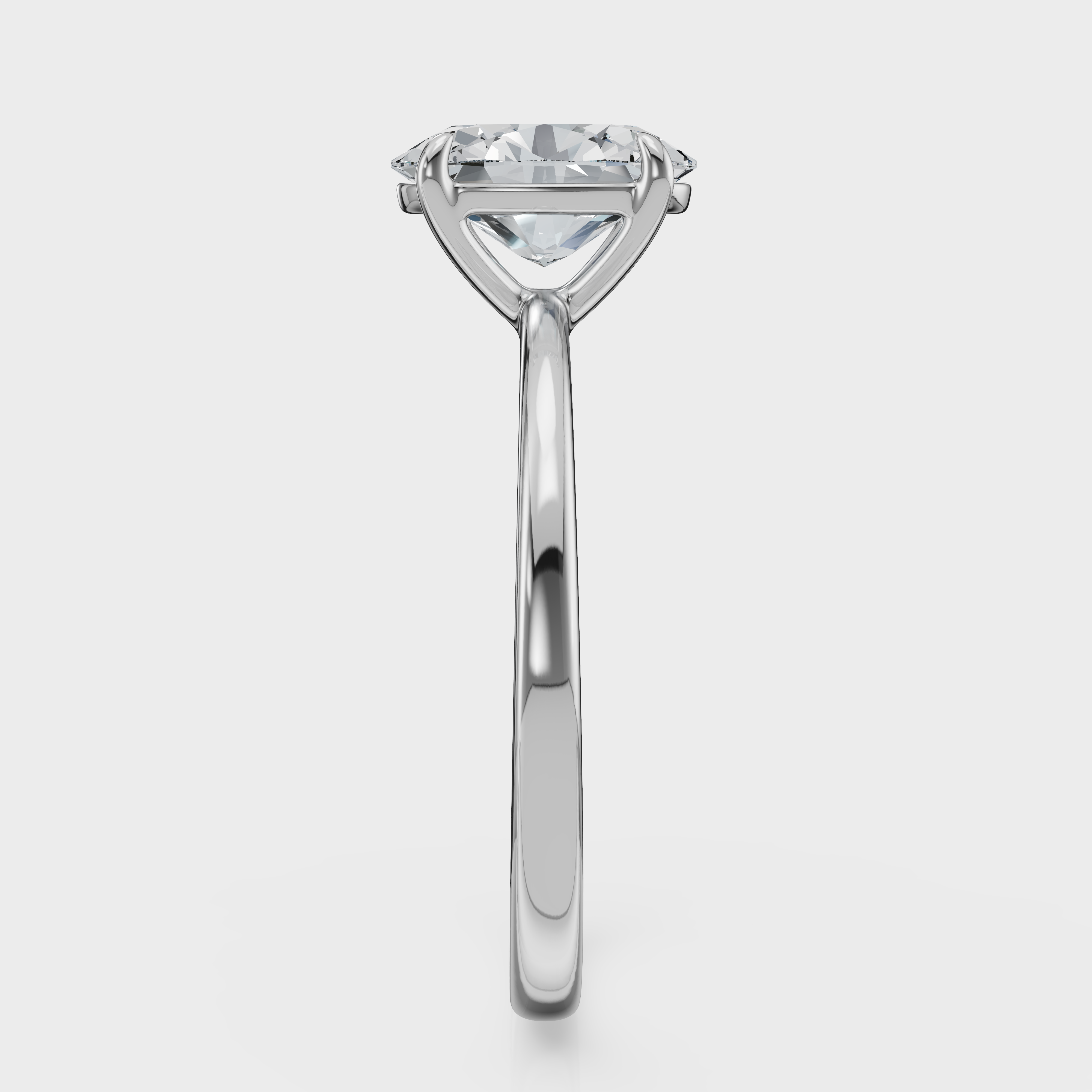Oval Cut Solitaire Ring– Diamond