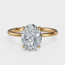 Oval Cut Solitaire Ring– Diamond