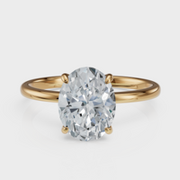Oval Cut Solitaire Ring– Diamond