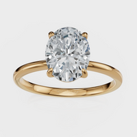 Oval Cut Solitaire Ring– Diamond