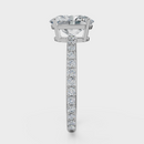 Oval Cut Halo Ring – Diamonds