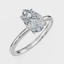 Pear Cut Solitaire Ring – Diamond