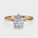 Pear Cut Solitaire Ring – Diamond