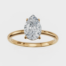 Pear Cut Solitaire Ring – Diamond