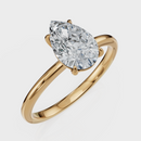 Pear Cut Solitaire Ring – Diamond