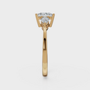 Princess Cut with Pear Side Stones Ring– Diamonds