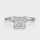 Princess Cut Solitaire Ring– Diamond