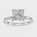 Princess Cut Solitaire Ring– Diamond