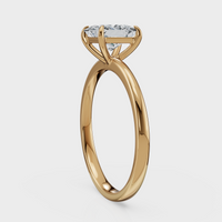 Princess Cut Solitaire Ring– Diamond