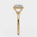 Princess Cut Halo Ring– Diamonds