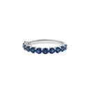 Shared Prong Sapphire Band
