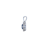 Rhumbus Sapphire & Diamond Charm
