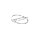 Assymetric Cross Diamond Ring