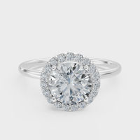 Round Cut Halo Ring– Diamonds