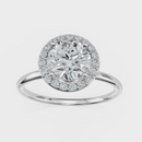 Round Cut Halo Ring– Diamonds