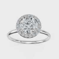 Round Cut Halo Ring– Diamonds