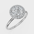 Round Cut Halo Ring– Diamonds