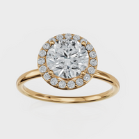 Round Cut Halo Ring– Diamonds