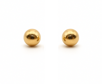 5 mm Sphere Studs - Yellow Gold