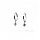 Hanging Diamond Hoops