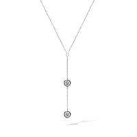 Diamond Drop Y Necklace