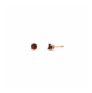Round Ruby Small Studs