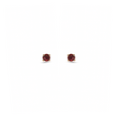 Round Ruby Small Studs