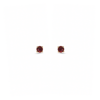 Round Ruby Small Studs
