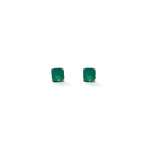 Classic Emerald Studs