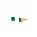 Classic Emerald Studs