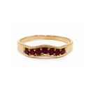 Wavy Ruby Band