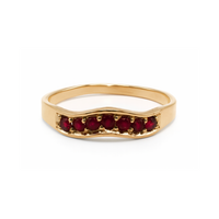 Wavy Ruby Band