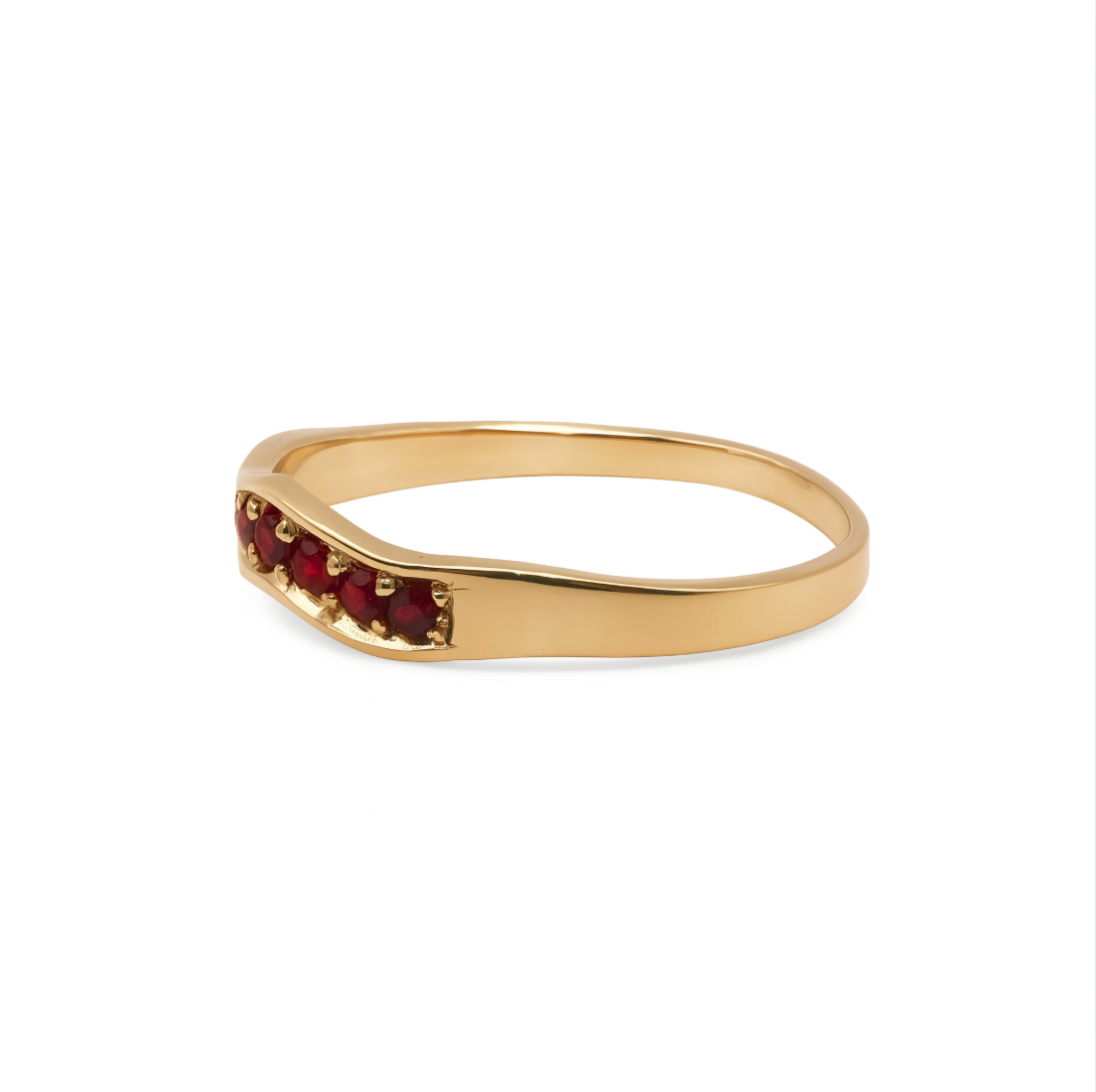 Wavy Ruby Band