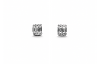 Emerald-Cut Illusion Diamond Studs
