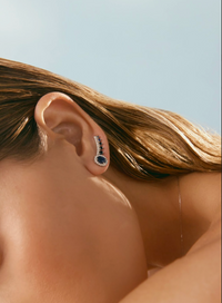 Blue Drops Diamond & Sapphire Climbers