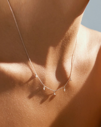 Pear & Marquise Diamond Necklace