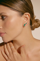 Classic Emerald Studs